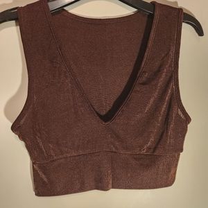 New Sleeveless Silky Top Size M